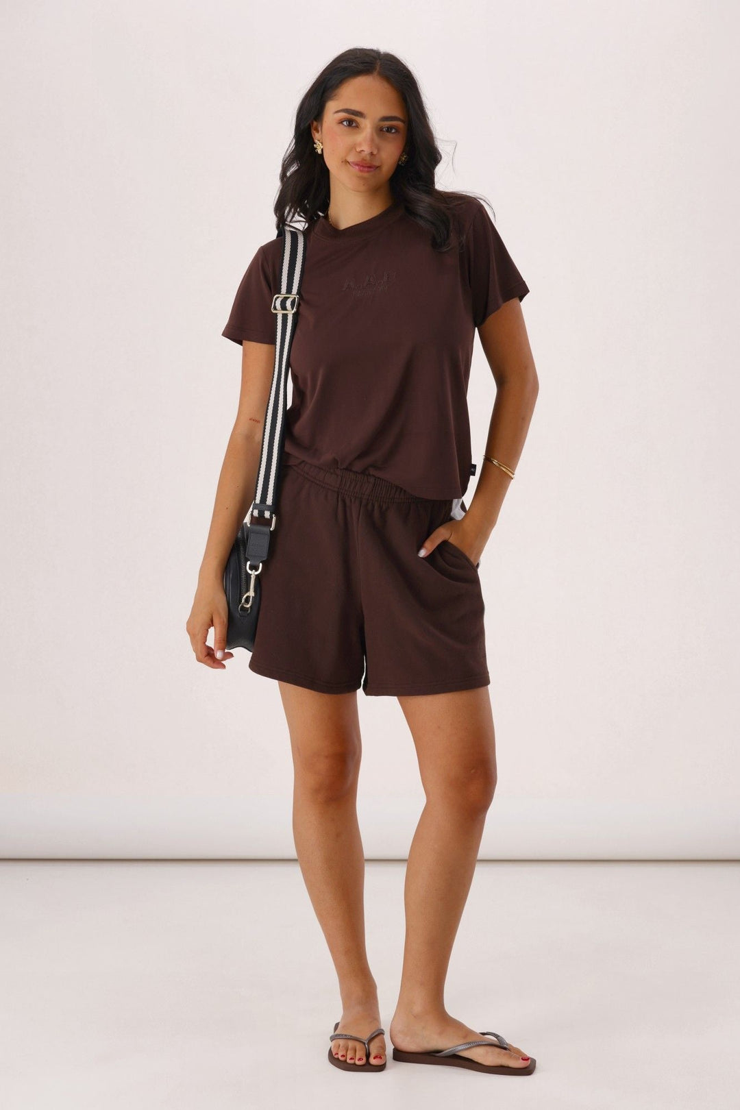 All About Eve Performance Panel Short Brown