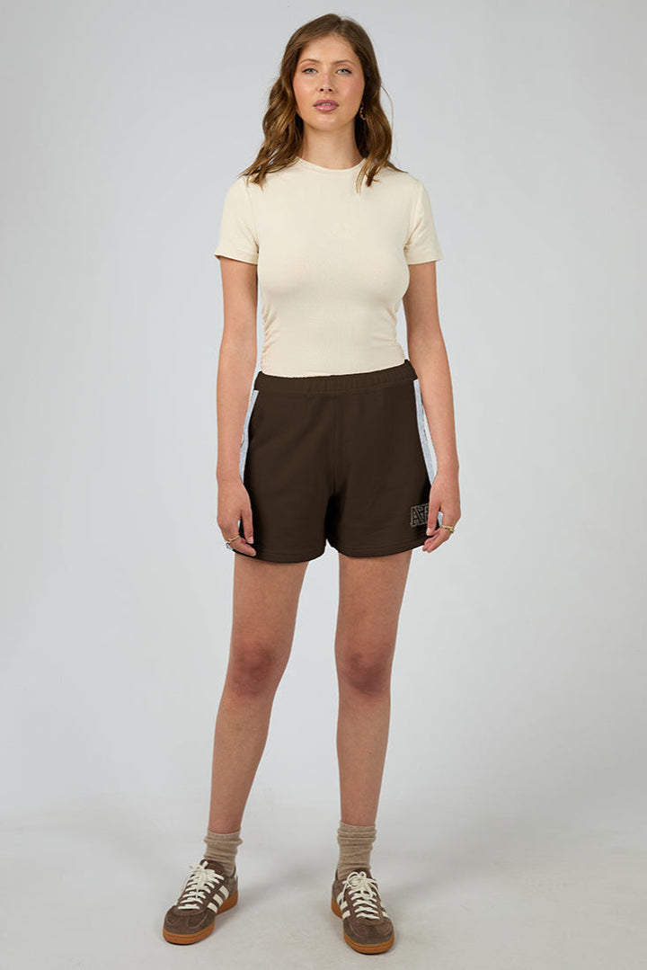 All About Eve Performance Panel Short Brown