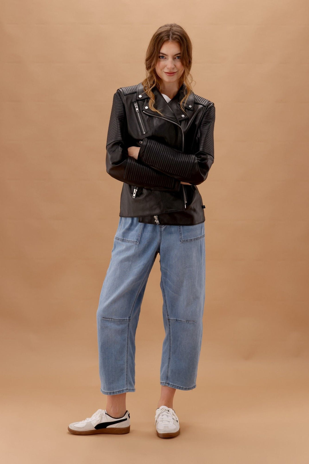 Wakee Barrel Jean Light Blue