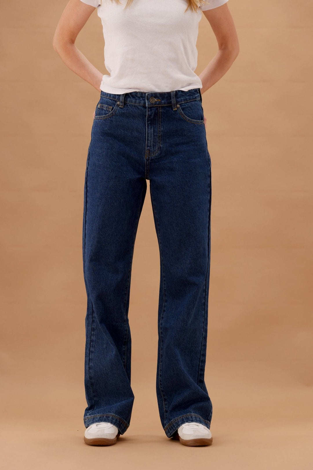 Silent Theory Hunter Wide Leg Jean Dark Blue