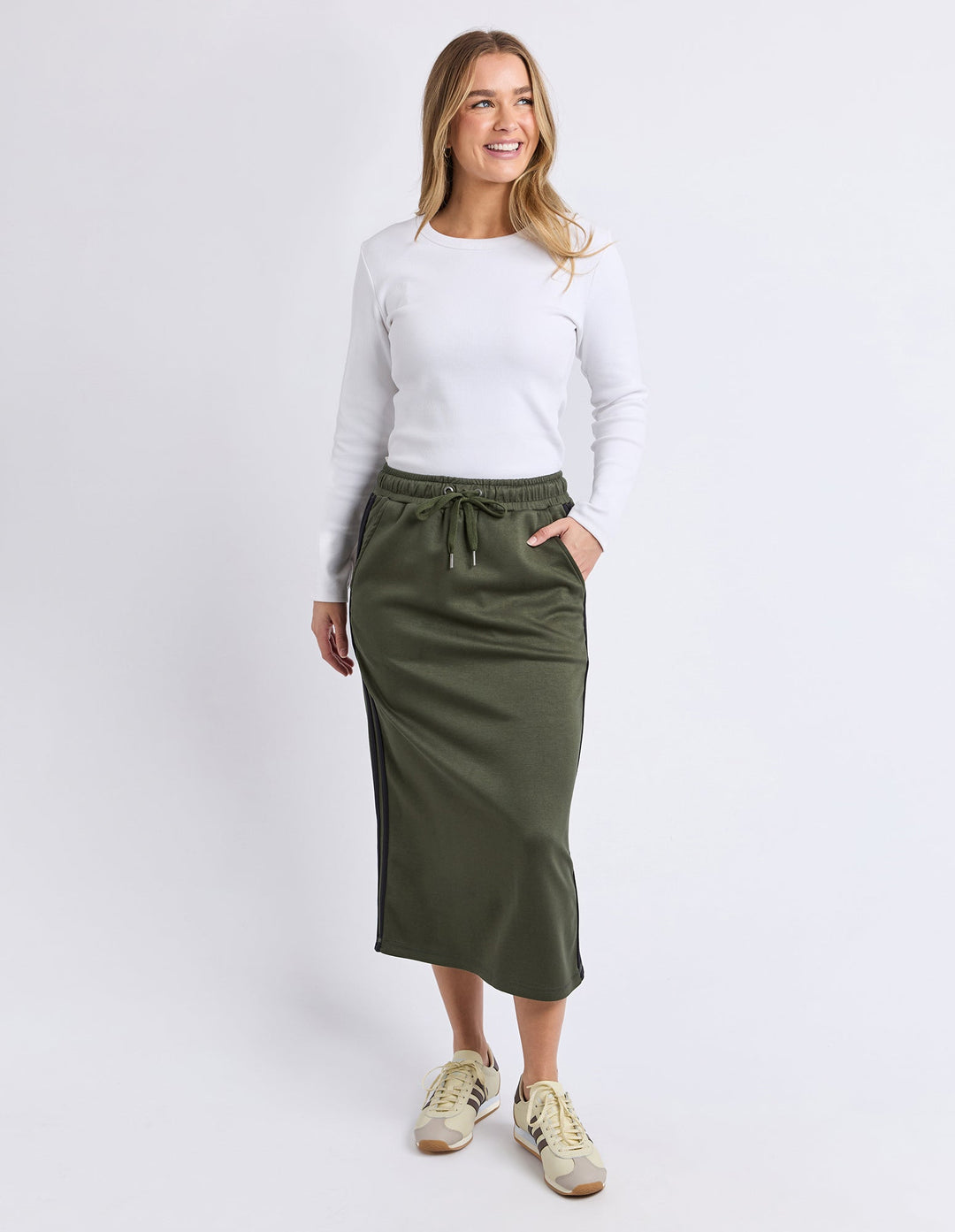 Foxwood Seattle Skirt Khaki