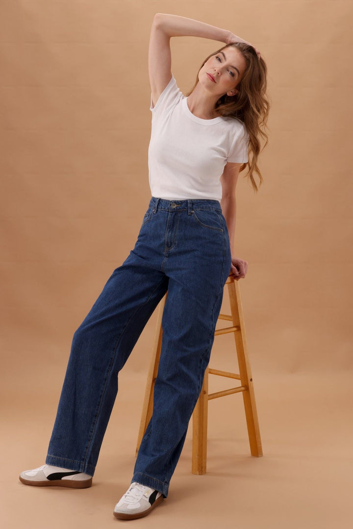 Silent Theory Aster Pant Dark Blue