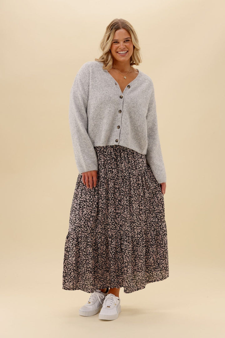All About Eve Rhea Maxi Skirt Black