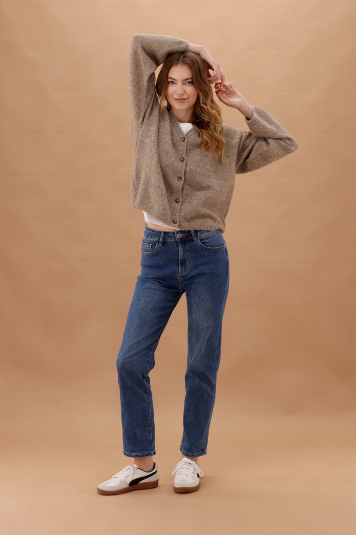 Elm Ada Straight Leg Jean Washed Blue